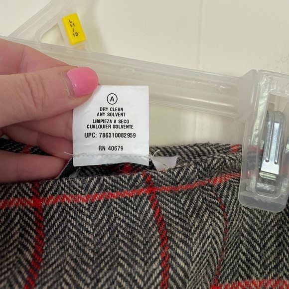 Harve Benard Sport Wool Maxi Skirt ~ Fringe Detail ~ Women’s Size 12 - Picture 8 of 11